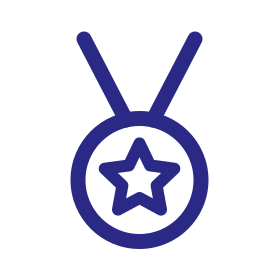 A star medal icon